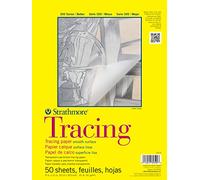 Strathmore Artist Bloc de papier calque Pro-Art 22,9 x 30,5 cm 50 feuilles Blanc