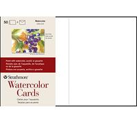 Strathmore Artist Cartes et enveloppes Pro‑Art 12,7×17,5 cm 50 kg Aquarelle Blanc
