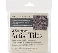 Strathmore Pro-Art Tuiles d'artiste Gris 10 x 10 cm