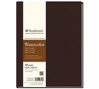 STRATHMORE Série 400 - Carnet Aquarelle 24 feuilles 21.6 x 27.9 cm couverture rigide - 300g/m² - grain fin