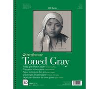 Strathmore Serie 400 Toned Gray Sketch Pad Carnet de croquis 50 31 x 23 cm 118 g