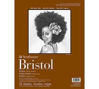 Strathmore Str-475-2 Plaque de Bristol de 15 Feuilles Pad, 11 en 35,6 cm