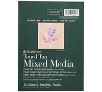 Strathmore Toned Mixed Media Paper Toned Tan 6"X8"-15 Sheets 62462206
