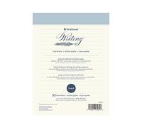 Strathmore Writing Pad Lined 6"X8"-50 Sheets 24lb Natural White