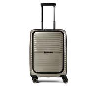 Stratic Bright + 4 roues Valise cabine 55 cm Compartiment ordinateur couleur argent