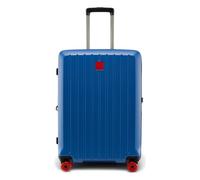 Stratic Buzz 4 roulettes Trolley M 65 cm avec soufflet d'extension bleu