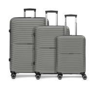Stratic Ensemble de bagages 'Shine' gris / noir, Taille One Size