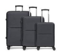 Stratic Ensemble de bagages 'Shine' noir, Taille One Size