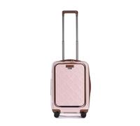 Stratic mit Laptopfach Leather & More Trolley With Front Pocket Rose rosa 55cm