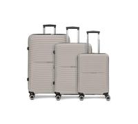 Stratic Shine Valise à 4 roulettes, taupe, Kofferset (3-teilig), Ensemble de valises