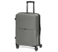 Stratic Shine Valise & Trolley Grande | Equipée de 4 Roues pivotantes à 360°, Sangle de Rangement croisée, Soufflets d'expansion, poignée verrouillable et Serrure TSA | 46cm x 30cm x 65cm - 3.6kg