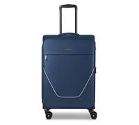 Stratic taska 4 roues Valise cabine M 65 cm avec soufflet d'extension bleu