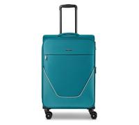 Stratic taska 4 roues Valise cabine M 65 cm avec soufflet d'extension bleu pétrole
