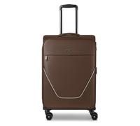 Stratic taska 4 roues Valise cabine M 65 cm avec soufflet d'extension brun