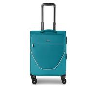 Stratic taska 4 roues Valise cabine S 55 cm avec soufflet d'extension bleu pétrole