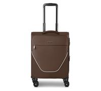 Stratic taska 4 roues Valise cabine S 55 cm avec soufflet d'extension brun