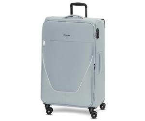 Stratic Taska Grande valise et trolleys avec poignée verrouillable, soufflet extensible, sangle croisée pour bagages souples, poche filet, compartiment zippé, 4 roulettes, serrure à combinaison, 51 cm