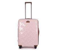 Stratic Valise rose marron pour femme et homme - Leather & More Trolley M Rose 179081
