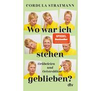 Stratmann, C Wo War Ich Stehen Geblieben? - (German Import) Book NEUF