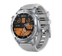 Stratos 2 Ultra Montre Connectée Homme GPS, 1,43"", Verre Coming Gorilla, Appel Vocal GNSS, 500 mAh, Argent