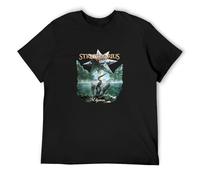 Stratovarius Band 1 Black New Rock Tee Unisex 100% Cotton Short-Sleeve T-Shirts Black M