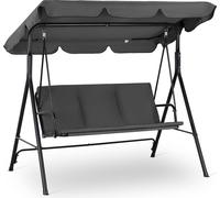 Strattore Hollywoodschaukel Gartenschaukel / Gartenliege 175 x 110 x 153 cm - Anthrazit