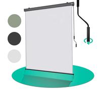 Strattore Store Vertical Extensible 160x250 cm Balcon Store Roulant Extérieur - Blocage des UV avec Manivelle et Cassette du Vent pour Balcon Terrasse Patio Jardin d'Auvent Protection - Gris Clair