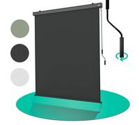 Store Vertical Extensible 120x250 cm - Strattore - Store Roulant Extérieur - Balcon Terrasse Patio Jardin Protection - Anthracite