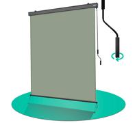 Strattore Store enrouleur Auvent Vertical sans perçage Terrasse porte voilage