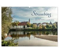 Straubing, eine Stadt zwischen Tradition und Moderne (Wandkalender 2026 DIN A2 quer), CALVENDO Monatskalender: Alte Herzogstadt und moderne Universitätsstadt