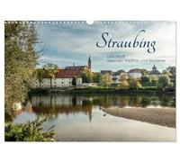 Straubing, eine Stadt zwischen Tradition und Moderne (Wandkalender 2026 DIN A3 quer), CALVENDO Monatskalender: Alte Herzogstadt und moderne Universitätsstadt