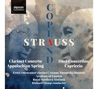 Strauss-Copland : Double Concertino, Prélude, Concerto pour Clarinette