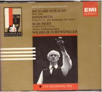 Strauss : Don Juan-Hindemith : Harmonie der Welt-Schubert : N° 9 / CD Furtwan...