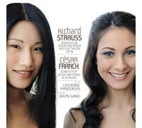 Strauss, Franck : Sonates pour violon et piano. Manoukian, Wang.