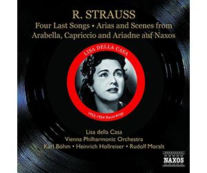 Strauss, R. - Richard Strauss : Quatre derniers Lieder - Airs et scènes d'opéra / Lisa Della Casa