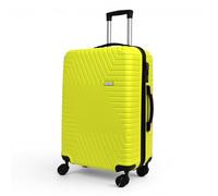 STRAVIA Del - Grande Valise 75 cm - ABS Légère et Résistante - Bagage Rigide - Serrure à Code Sécurisée - 4 Roues Double Ultra Fluides - Jaune - 76 x 50 x 28 cm