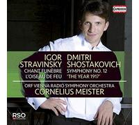 Stravinski Chant Funebre/l Oiseau de Feu/Chostakovitch Symphonie N 12 OP 112 l Annee 1917