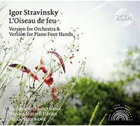Stravinski : L'Oiseau de Feu (Versions orchestrale et piano à 4 mains). Namekawa, Russell Davies.
