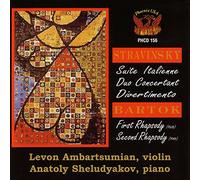 Stravinsky, Bartok - Suite Italienne/Two Rhapsodies