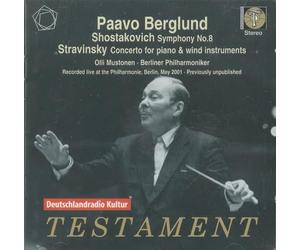 Stravinsky : Concerto pour Piano et instruments à vent / Shostakovich : Symphonie, No. 8
