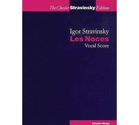 Partitions classique CHESTER MUSIC STRAVINSKY - LES NOCES - VOCAL SCORE - SATB Choeur et ensemble vocal