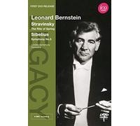 Stravinsky - Sibelius : Le Sacre du Printemps, Symphonie n°5 / Leonard Bernstein [(+booklet)] [Import italien]