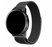 Stravo Bracelet Milanais Magnétique Luxe 22mm Acier Inoxydable pour Galaxy Watch 46mm/3 45mm, Gear S3, Amazfit GTR - Noir