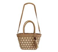 Straw Beach Bag, Summer Woven Handbag, Vintage Shoulder Purse with Handwoven Straw, Multifunction Tote for Weddings Vacations, Fashion Accessories, Boho Handbag for Women Girls Parties Holiday