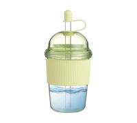 Straw Cup 520ml Leakproof Aesthetic Silicone Lid