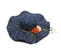 Straw Hat Big Brim Fisherman Hat Straw Woven Hat Flower Temperament All-Match Ladies Hat
