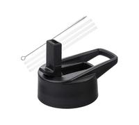 Straw Lid for Hydro Flask Wide Mouth Water Bottle - Replacement Flip Straw Top & Straws for Easy Drinking Accessories