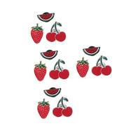 Strawberry Corsage Button Jewelry Pins for Back Brooches Fruit Lapel Badge Watermelon Brooch Pin