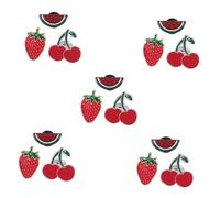 Strawberry Corsage Button Jewelry Pins for Back Brooches Fruit Lapel Badge Watermelon Brooch Pin