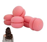 Strawberry Hair Rollers, Strawberry Heatless Curlers, Soft, Portable, and Easy-to-Use Hair Curlers, Volume and Waves for Travel, Gifts & Special Occasions (18PCS Pink)